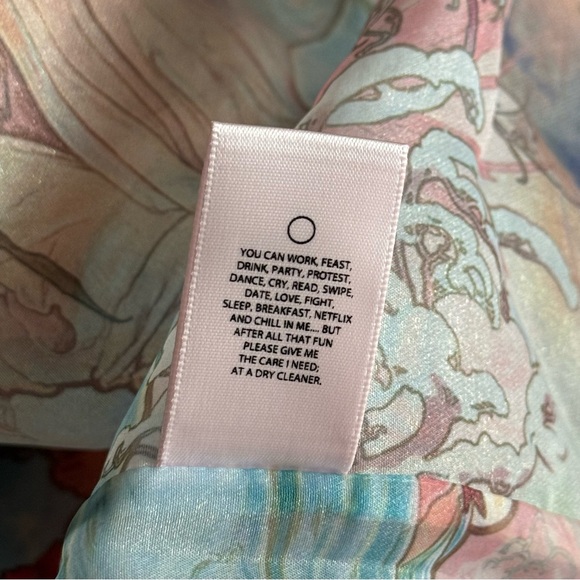 Selkie Mucha Puff Babydoll Dress Womens XS Mini Sheer Coquette Fairy Whimsical - Picture 12 of 16